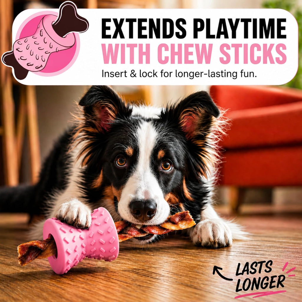 Treat Dispensing Dog Toy, Interactive Puzzle Toy for Small Dogs,Slow Feeder
