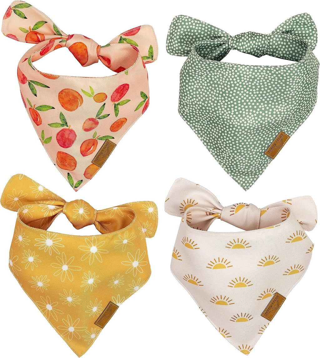 Katherine Spring Dog Bandanas X-Large - 4 Pack - Floral