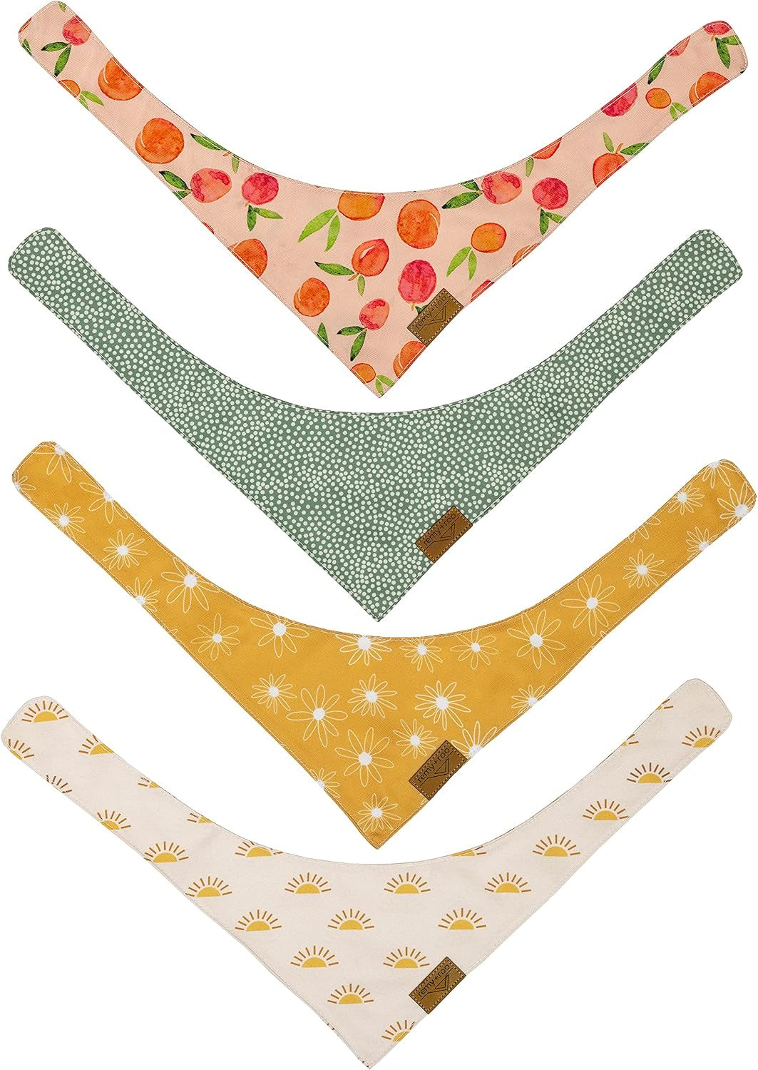 Katherine Spring Dog Bandanas X-Large - 4 Pack - Floral