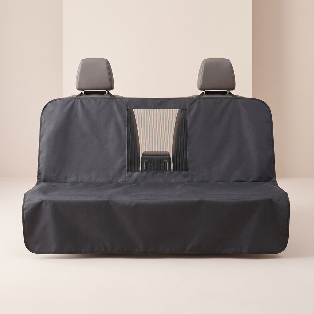 Waterproof dog car seat hammock cover on back seat